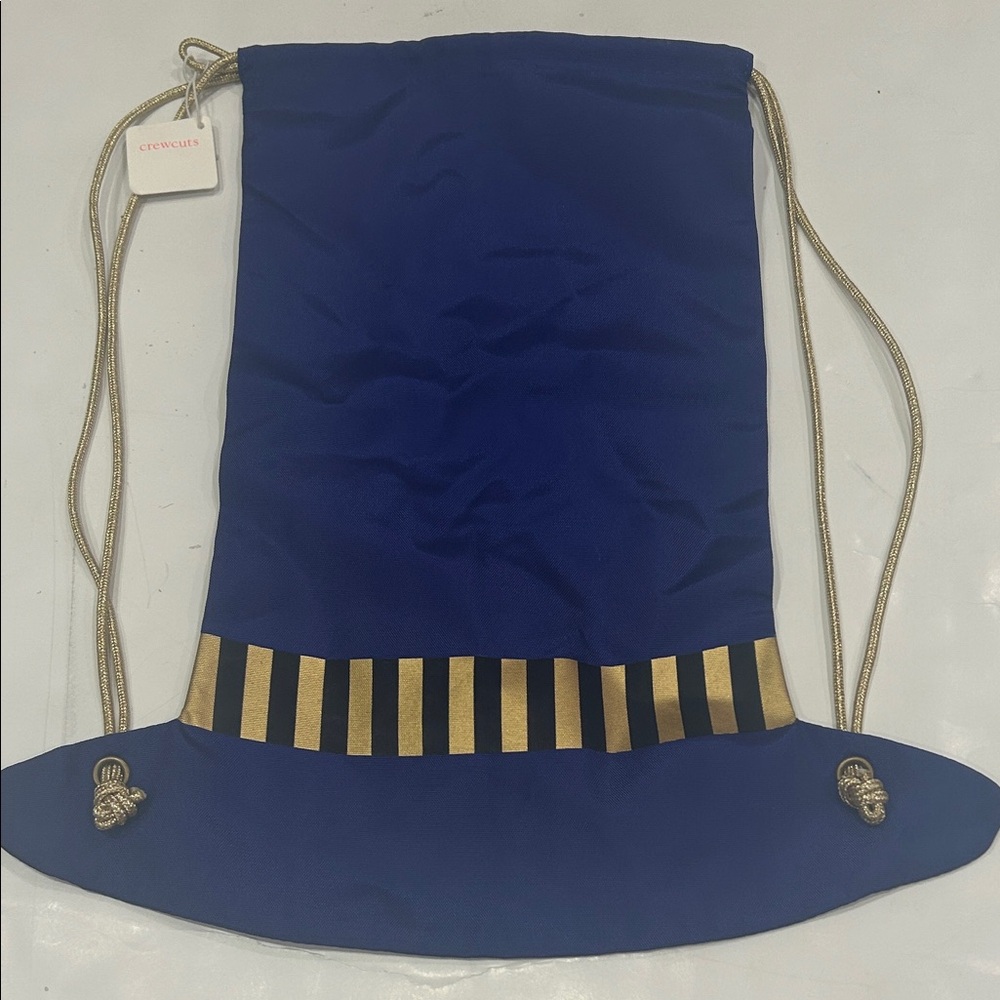 Crewcuts Blue and Gold Halloween Drawstring Bag
